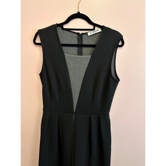 Of Mercer Black Gray Contrast Fit and Flare Tank Dress XL - Picture 6 of 14